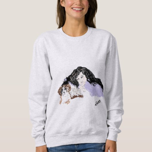 女性のTシャツ:ベストフレンド スウェットシャツ (正面)