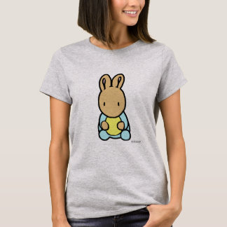 女性のTシャツ、甘いバニー Tシャツ