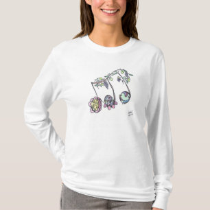 女性のTシャツ: 3 eighthsか音楽 Tシャツ