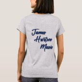 女性のTシャツ – James Hartsoe歌 Tシャツ (裏面)