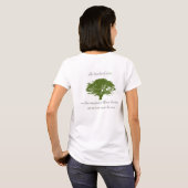 女性のTシャツ Tシャツ (裏面フル)