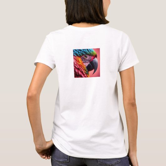 女性のtシャツ tシャツ (裏面)