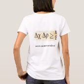 女性のTシャツ Tシャツ (裏面)