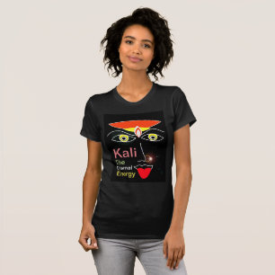 女性のTシャツKali永遠のエネルギー Tシャツ