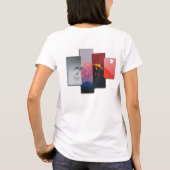 女性のTEDxRainierのベビードールのTシャツ Tシャツ (裏面)