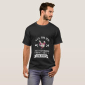 女性のYes、私はチキンのおばあちゃんチキングランマ Tシャツ (正面フル)