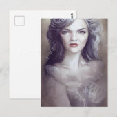 女性はがき ポストカード (正面/裏面)