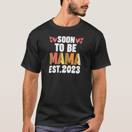 女性はすぐにママになる2023母 Tシャツ (正面)