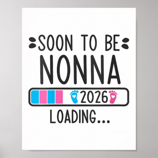女性はすぐにNonna 2026妊娠Annを読み込む ポスター (正面)