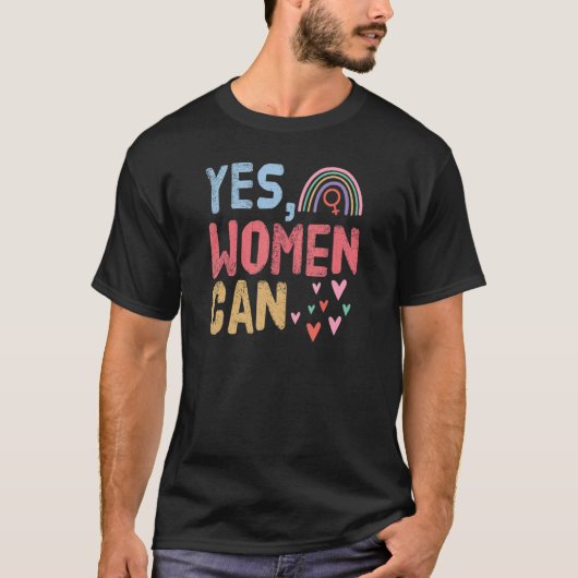 女性はできる Tシャツ (正面)