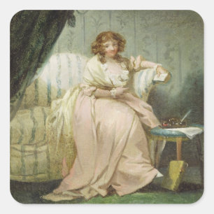 女性はアンの芸術家の妻、c.1790-180を電話しました スクエアシール