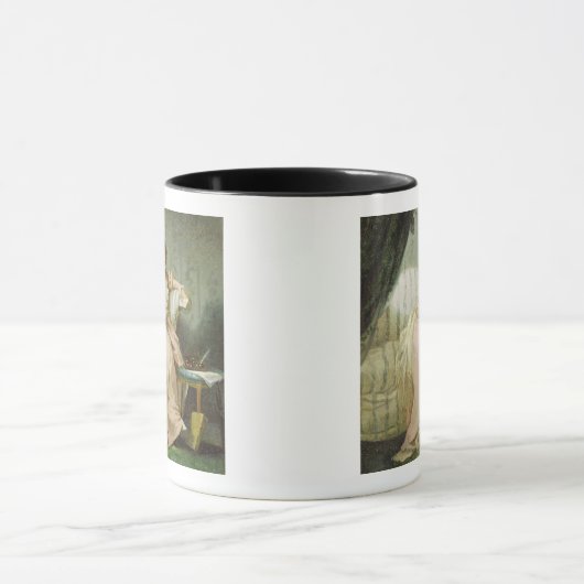 女性はアンの芸術家の妻、c.1790-180を電話しました マグカップ (中央)