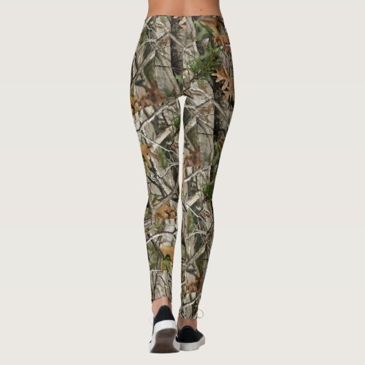 女性はカムフラージュのレギンスの迷彩柄を実在します レギンス (裏面)