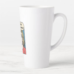 女性はコーヒーをコーヒーから救済出す必要がある カフェラテマグ