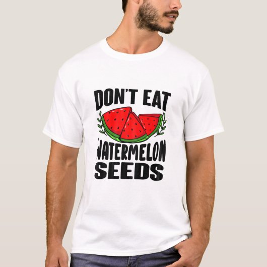 女性はスイカ食べの種を行わない – 妊娠Anno Tシャツ (正面)