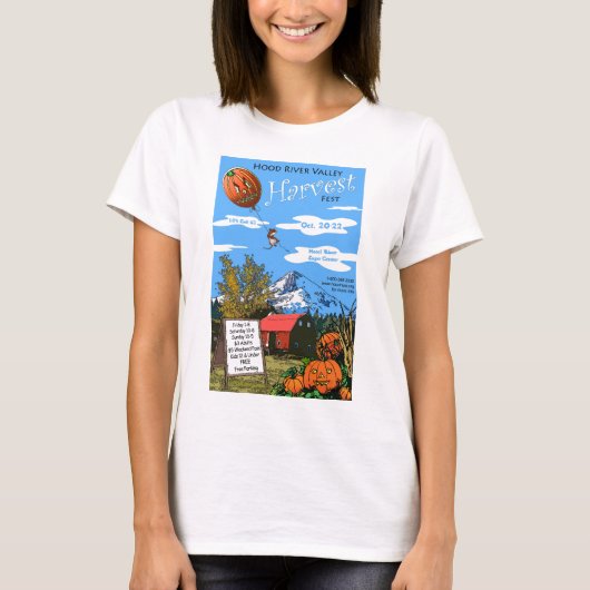 女性はスパゲッティに合いました Tシャツ (正面)