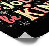 女性はメリー楽しすてきいクリスマスT ポスター (角)