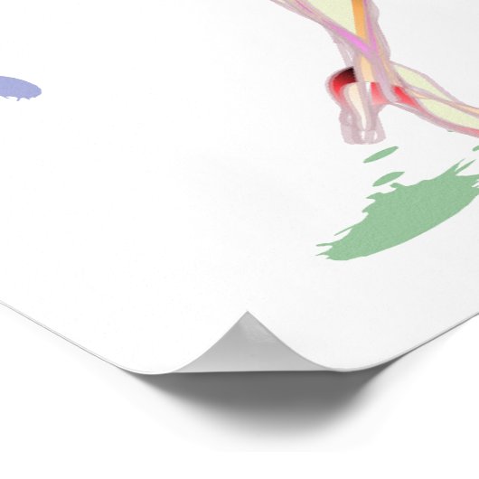 女性はワインのようなおもしろいことわざポスター ポスター (角)