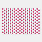 女性はワインのような60誕生日包装シート ラッピングペーパーシート (正面3)