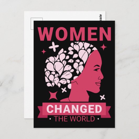 女性は世界のフェミニストを変えた ポストカード (正面/裏面)