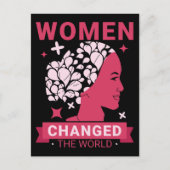 女性は世界のフェミニストを変えた ポストカード (正面)