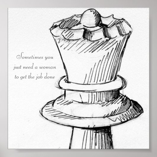 女性は仕事をポスターに仕上げる ポスター (正面)