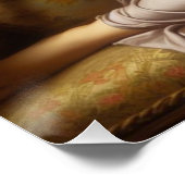 女性は休んでいる ポスター (コーナー)