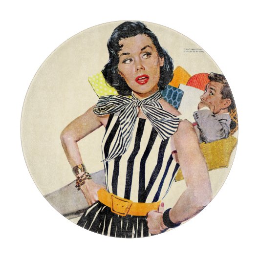 女性は侮辱された2 カッティングボード (正面)