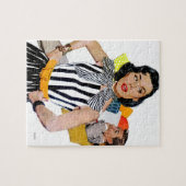 女性は侮辱された2 ジグソーパズル (横)