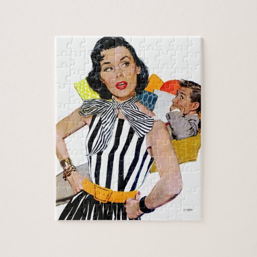 女性は侮辱された2 ジグソーパズル (縦)