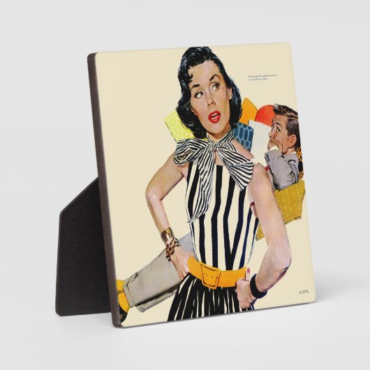 女性は侮辱された2 フォトプラーク (正面)