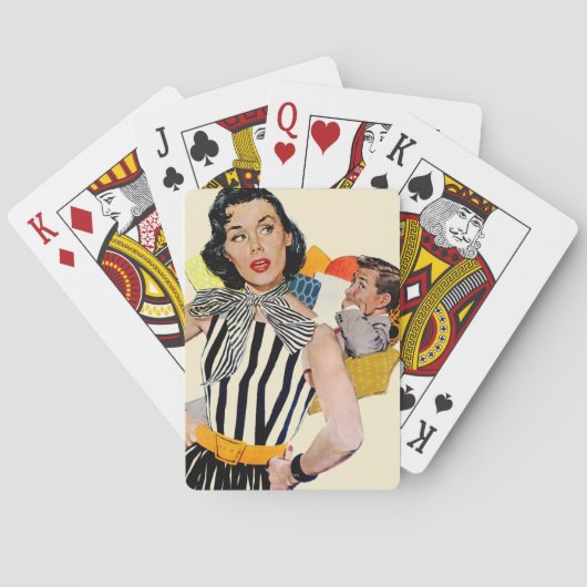 女性は侮辱された トランプ (裏面)