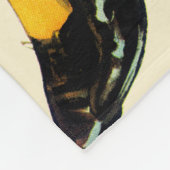 女性は侮辱された フリースブランケット (角)