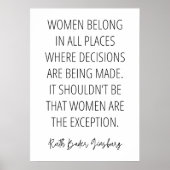 女性は全ての場所に属し… ポスター (正面)