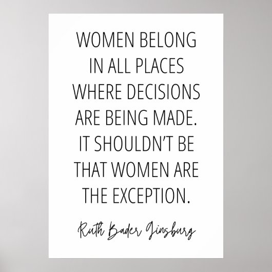 女性は全ての場所に属し… ポスター (正面)