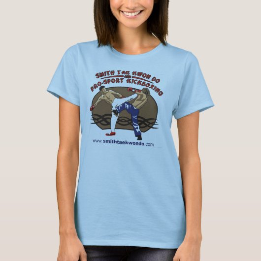 女性は地上滑走に当りました Tシャツ (正面)