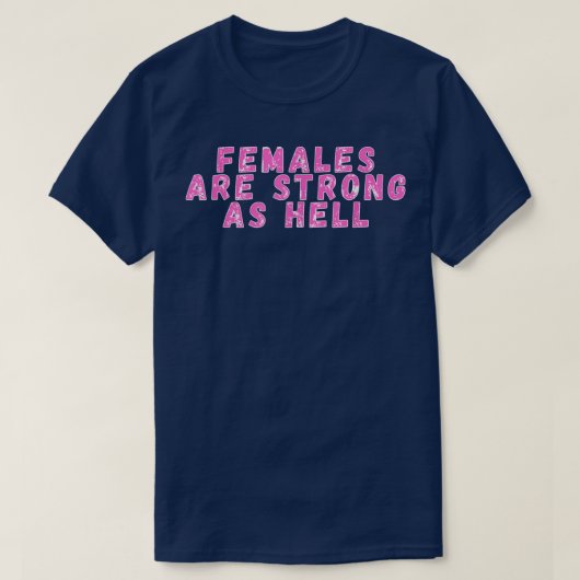 女性は地獄のフェミニズムのように強い1030 Tシャツ (デザイン正面)