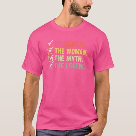 女性は女性を無料で購入する神話The Legend Retr Tシャツ (正面)
