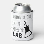 女性は女性科学者の研究室に属する引用文 缶クーラー (缶正面)