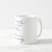 女性は強いマグです コーヒーマグカップ (正面右)