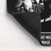 女性は最も近い徴募所に行きます マウスパッド (コーナー)