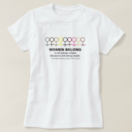 女性は正義ルスバダーギンズバーグRBG引用文 Tシャツ