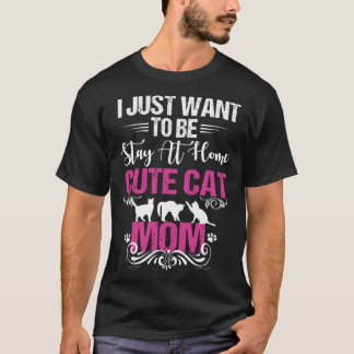 女性は母猫ママの家に泊まりたい Tシャツ