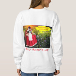 女性は汗シャツ。お母さんおめでとう。ラグドルカ スウェットシャツ