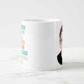 女性は決める場所に属している ジャンボコーヒーマグカップ (正面)