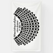 女性は決定があるすべての場所に属する 横断幕 (縦)