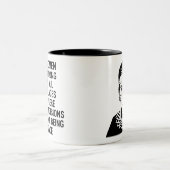 女性は決定を下すあらゆる場所に属する ツートーンマグカップ (中央)