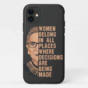 女性は決断が米であるあらゆる場所に属する iPhone 11 ケース