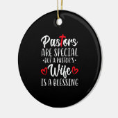 女性は牧師の妻の女性の贈り物 セラミックオーナメント (左)