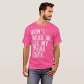 女性は私に私のオペラの声Vintを使用させおもしろいない Tシャツ (正面フル)